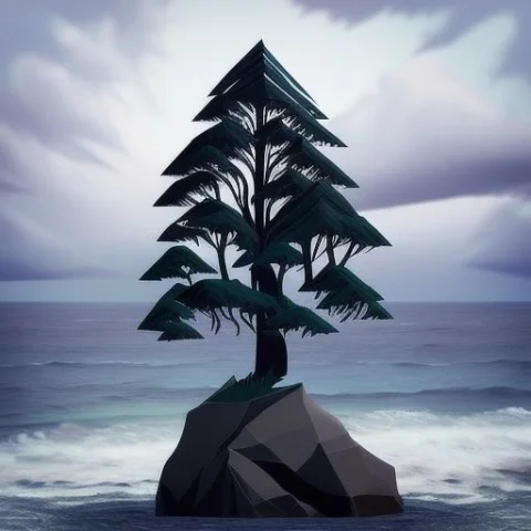 A Learnedembeds-step-2000, Logo Of Tree On Rock — Stable Diffusion AI Prompt: a learned_embeds-step-2000, logo of tree on rock