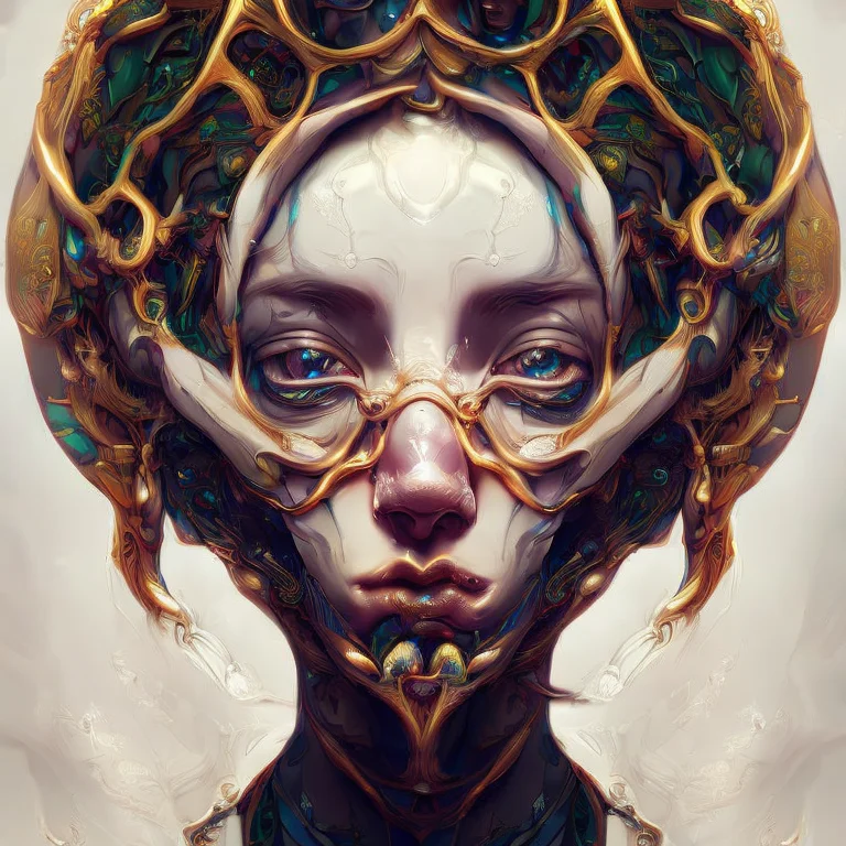 Discostyle Asymmetrical Portrait