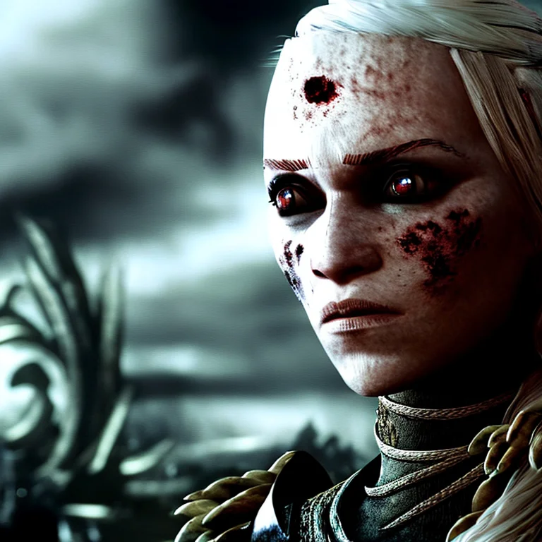 Face Of Daenerys Targaryen, , Volumetric Lighting, Magical,...
