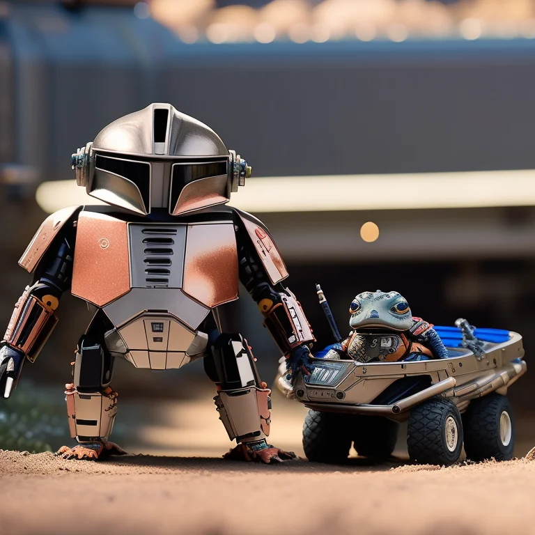 Ttdddd, Mandalorian, Driving Podracer1.3, Ultra High Quality...