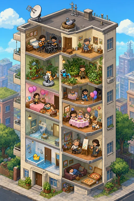 Detailed 16-bit Isometric Pixel Art With Crisp Pixels And A...