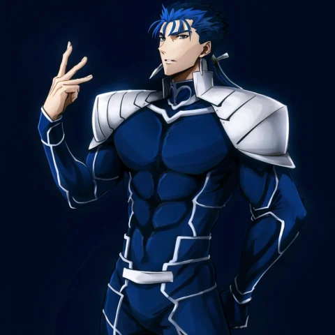 1boy, Blue Hair, Cu Chulainn Fate, — Stable Diffusion AI Prompt: 1boy, blue hair, cu chulainn \(fate\),