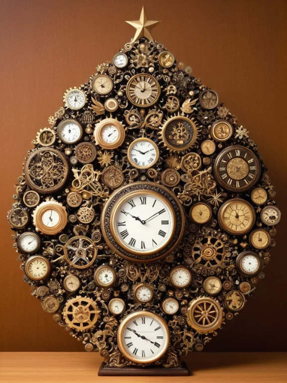 Clockstyle, Loraclockstyle-0000090.3 Christmas Tree Made Of...