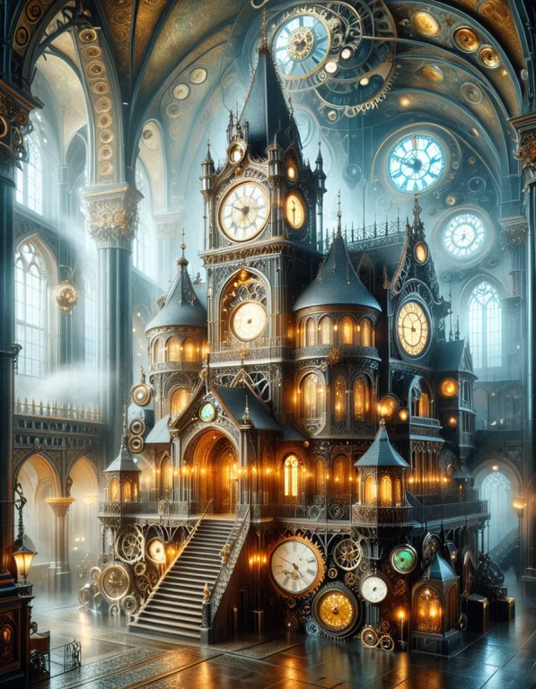 9. A Towering Gothic Cathedral Whose Entire Architecture Is...
