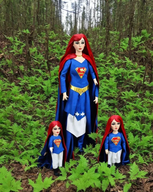 Wonderwoman Exploring A Haunted Forest With Dollzy2, Very De...