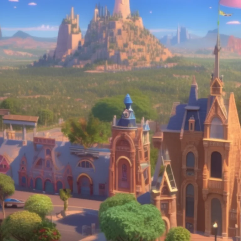 Intricite Details, Sharp Lines, A View Of A Modern City, Zoo...