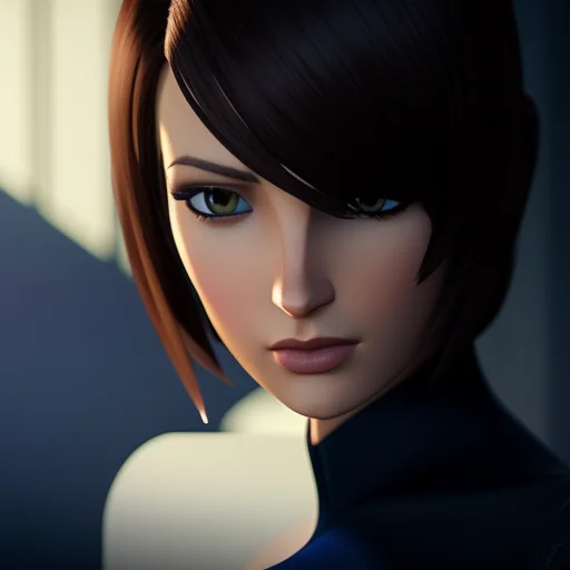 Sexy Cute Brunette, Clone Wars Style, 3d, 3d Art, 4k, 8 K Ar...