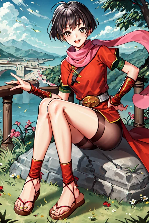 Lorakasumissuikoden0.88, Kasumi Suikoden, 1girl, Solo, Short...