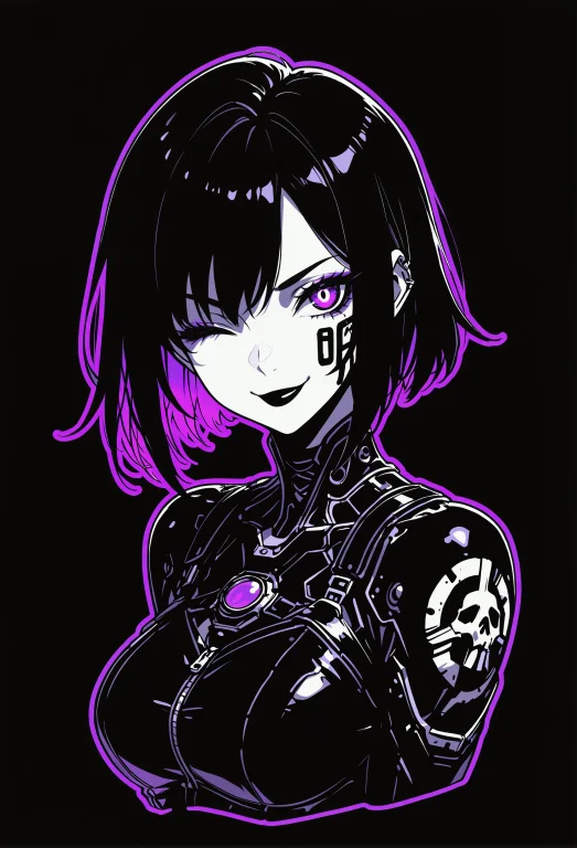 Masterpiece, Best Quality, Newest, 1girl, Solo, Celshading,...