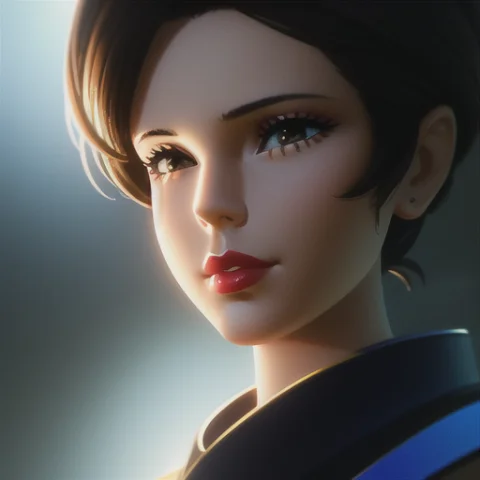 Portrait, Centered, Sexy Cute Brunette Woman, 3d, 3d Art, 4k... — Stable Diffusion AI Prompt: portrait, centered, sexy cute brunette woman, 3D, 3d art, 4k, 8 k artistic photo...