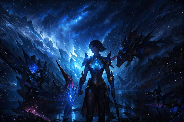 Masterpiece, Best Quality, Girl,starry,strry Light,night,col...