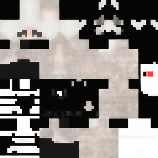 Mcskin, Contrast, Black Hair