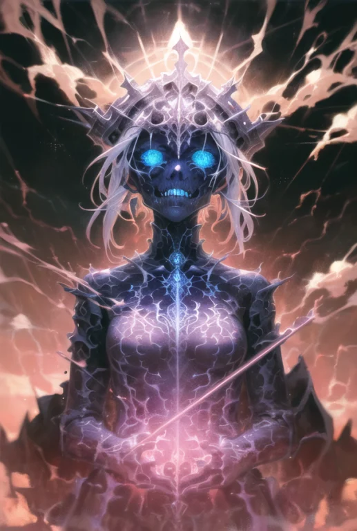 Highly Detailed Portrait 1undead Shota With Light Blue Eyes...