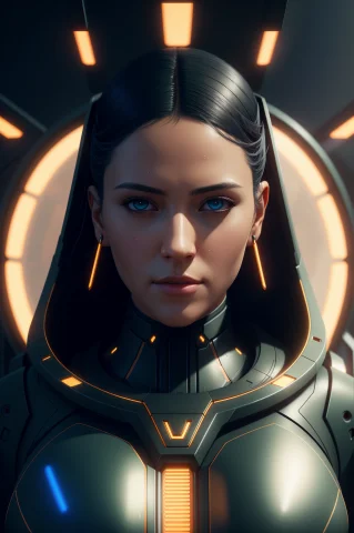 Android With Cuberimplants, Cyberpunk, Extremely Detailed Pa... — Stable Diffusion AI Prompt: android with cuberimplants, cyberpunk, extremely detailed painting, beautiful gl...