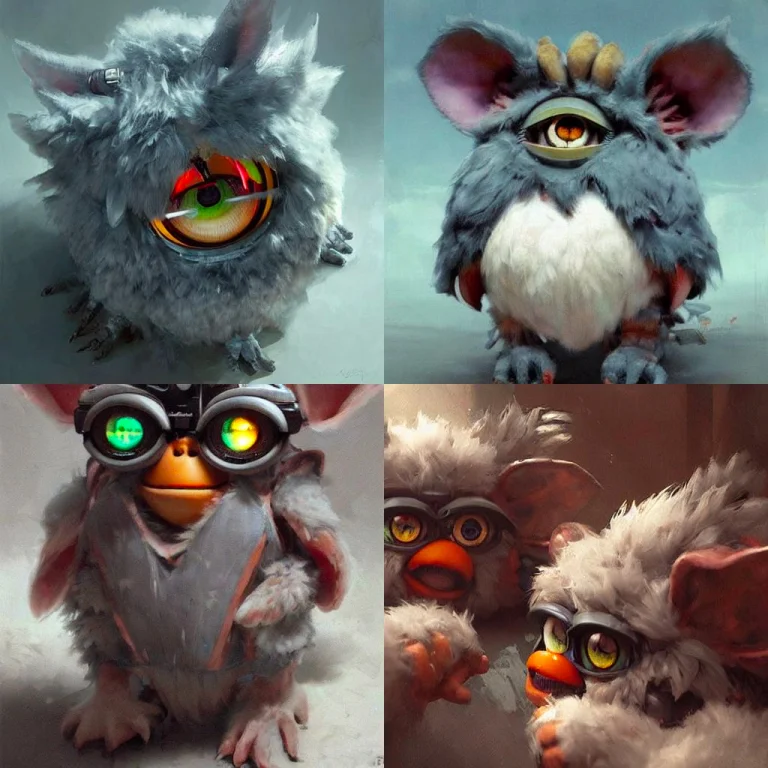 A Cute Foorbyv1, By Greg Rutkowski, High Quality, Hyper Deta...