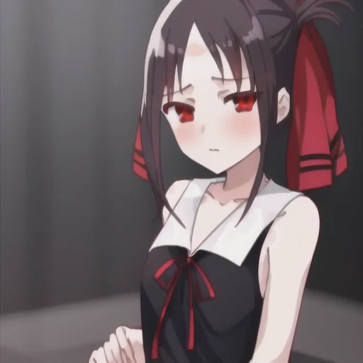 1girl Kaguya9 Solo Simple Background, Anime Screencap
