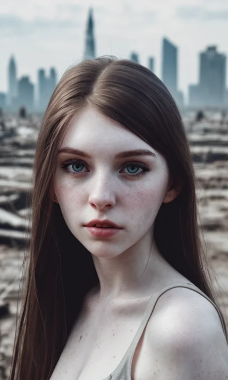 Raw Photo, A Close Up Portrait Photo Of 26 Y.o Woman In Wast...