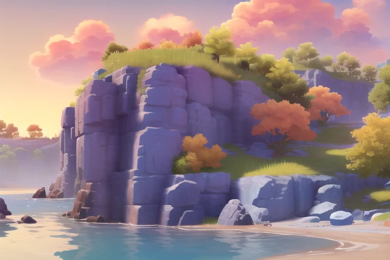 Lorastyle Newgenshinlandscapes E61 Liyue, Masterpiece, Lands...