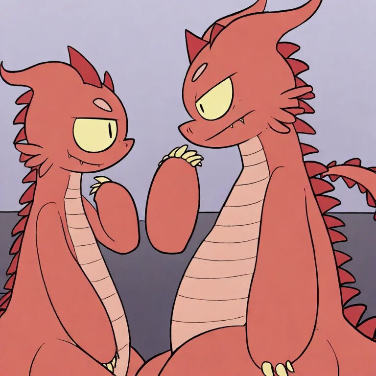 Rosette Hart Illus, Solo, 1girl, Dragon, Anthropomorphic, Bi...