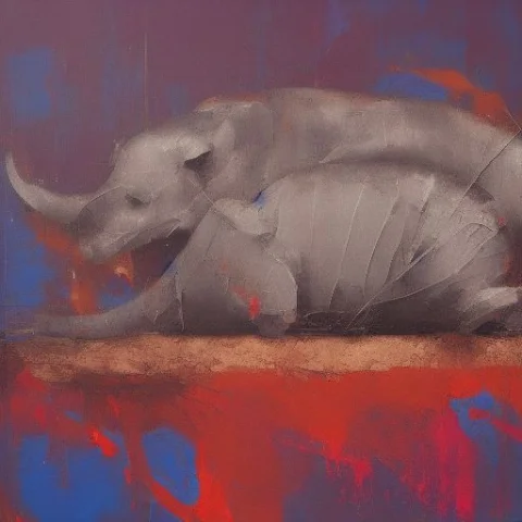 Sherhook-painting Elephant — Stable Diffusion AI Prompt: sherhook-painting elephant