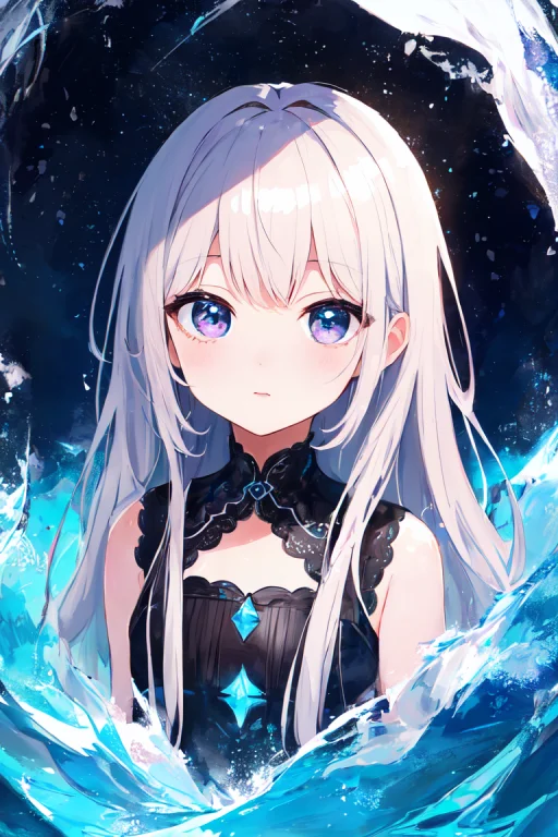Chibi Small Child, Solo, Extremely Detailed Face, Beautiful...