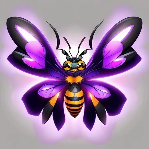 Samdoesarts Style1.3 A Vicious Violet Fire1.2 Bee Pokemon Wi...