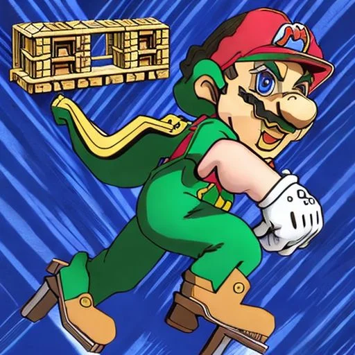Jolyne Cujoh As Super Mario Lorajolynecujoh151, Very Detaile...