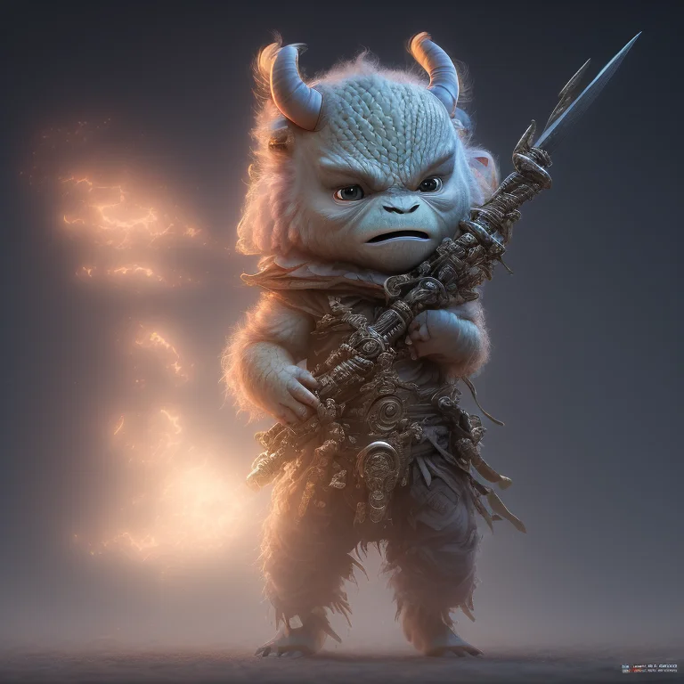 Bull Demon King,cbzbb,cute, Little, Baby, Beautiful, Fantasy...