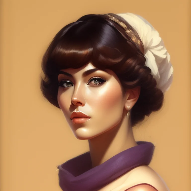 Portrait Of A Beautiful Women