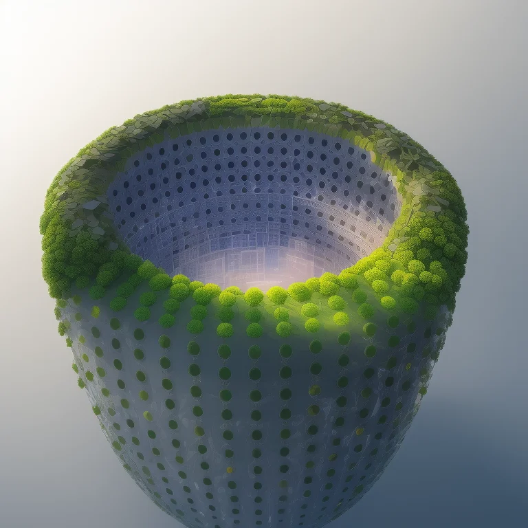 Duskametric15,microworld,buildings,flower,