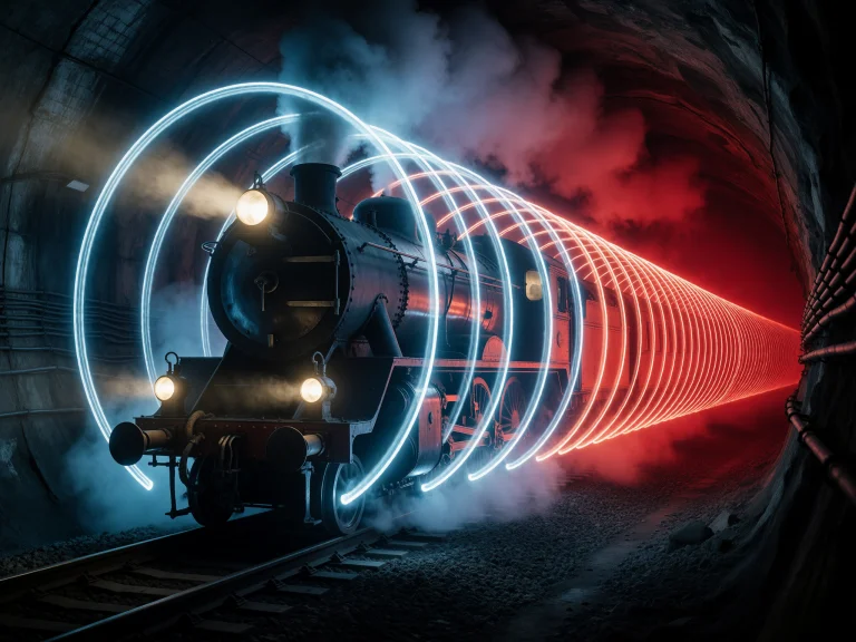 18. Acoustic Visual Surrealism, A Vintage Steam Train Speedi...