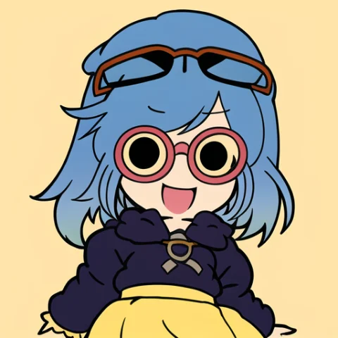 Blue Hair, Black Glasses, 1girl, Light Smile, Pleated Skirt,... — Stable Diffusion AI Prompt: blue hair, black glasses, 1girl, light smile, pleated skirt, 