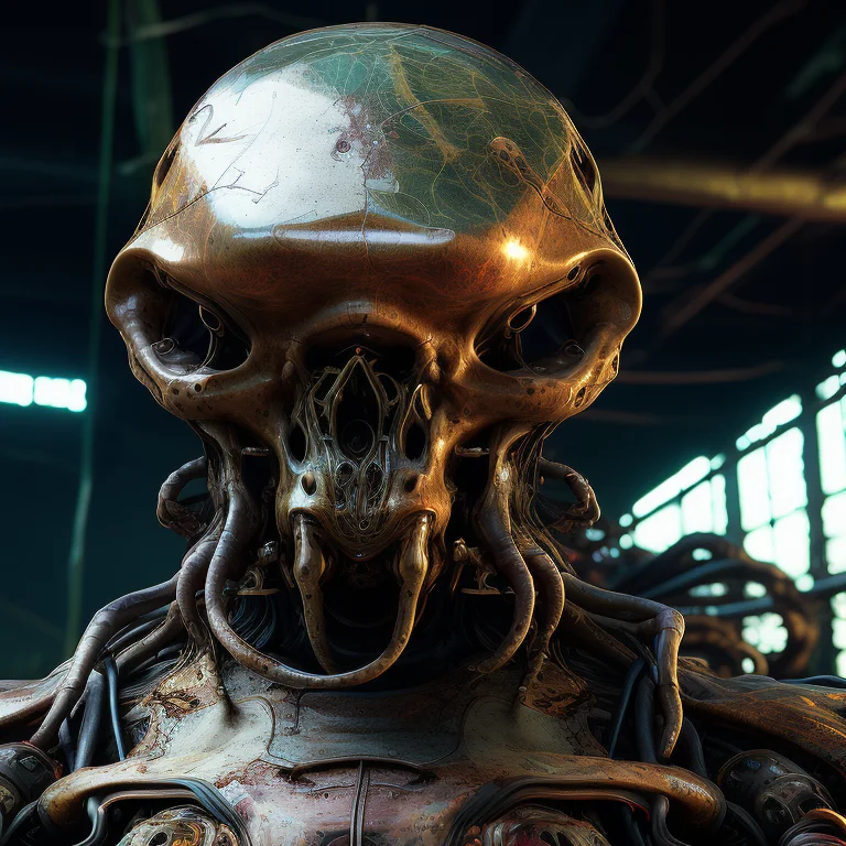 Fkingscifiv2 Photorealistic Photo Of An Soft Organic Alien W...