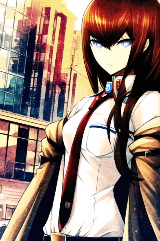 Best Quality, Masterpiece, Hukestyle, Makisekurisu, Brown Ha...