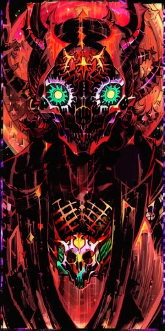 A Demon Floating In The Center Of The Universe, Magent Color... — Stable Diffusion AI Prompt: (a demon floating in the center of the universe, magent color:1.2), (female with...