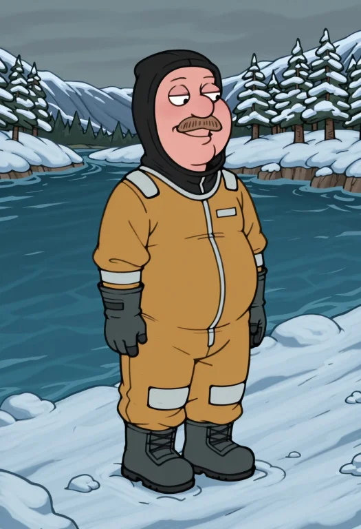 Family Guy, Detailed Background, Fat, Chubby, Plump, 1boy, S...