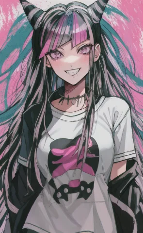 Best Quality, Masterpiece,mioda Ibuki Danganronpa, Black Jac... — Stable Diffusion AI Prompt: best quality, masterpiece,mioda ibuki (danganronpa), black jacket, white t-shirt...