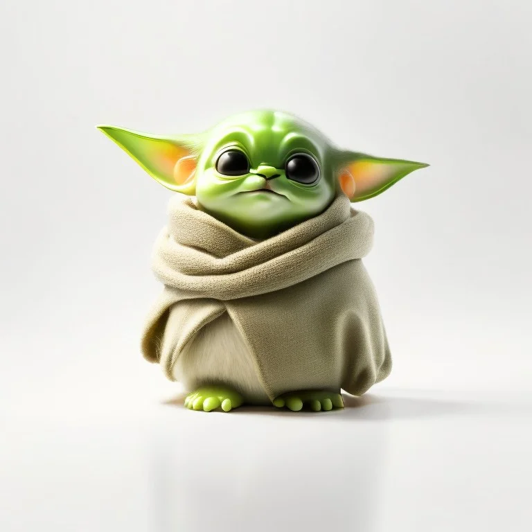 To8highkey Style Product Shot Of A Baby Yoda Isolated Agains...