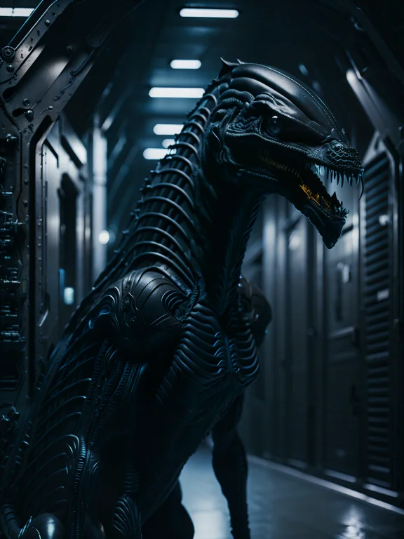 Award Winning Photo Of Dog  Xenomorph  20, Horror Movie Alie...