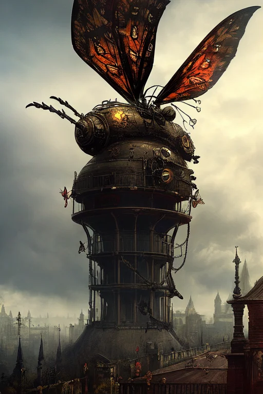 Insect, Victorian Steampunk, Horror Setting, Araknope