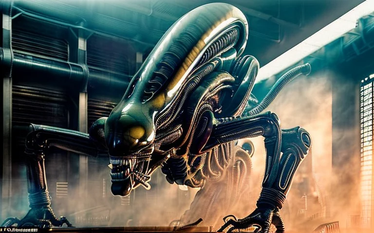 8k Fullbody Photo Of Bigbadejo Alienmonster Hiding In The Sh...