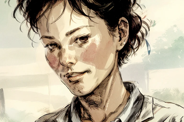 Woman, In The Style Of Lorafothl1