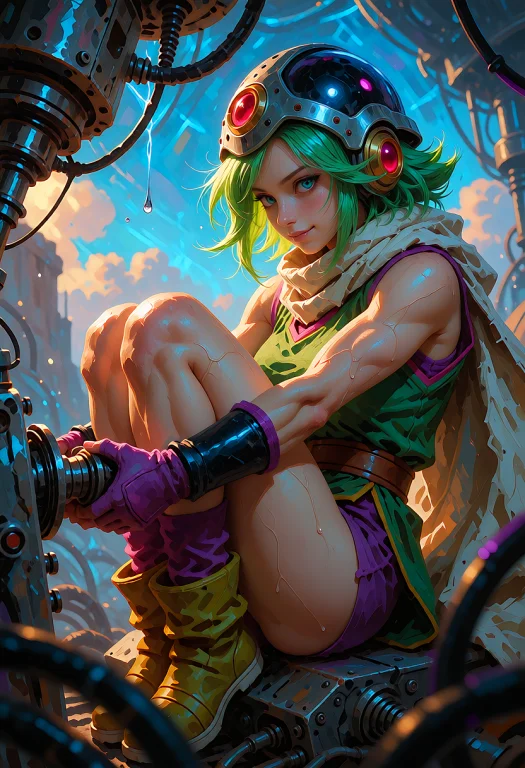 Sfw, Kaleberserker, Digital Painterly Illustration Featuring...