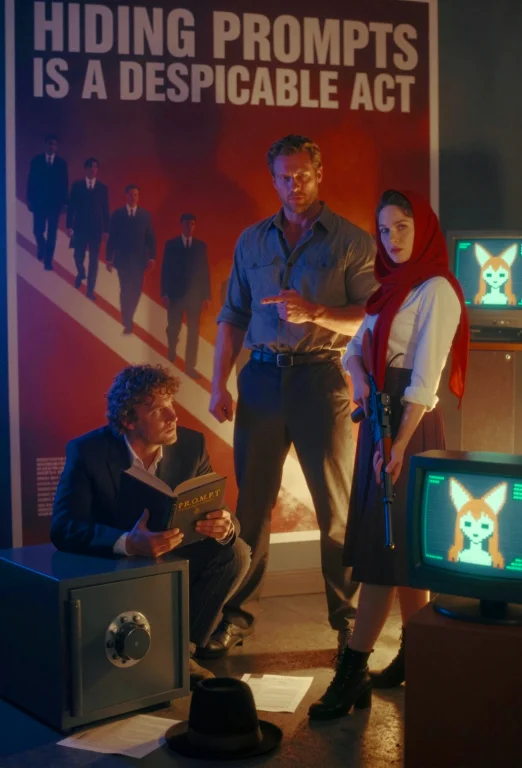 A Scene Features Three Main Characters Positioned In Front O...