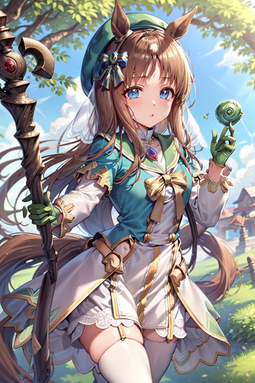 Masterpiece, Best Quality, Grass Wonder Umamusume, Horse Ear...
