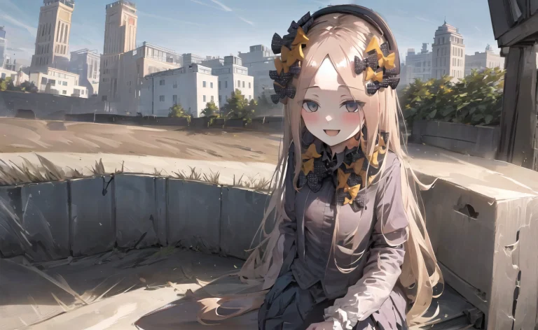 Masterpiece, Best Quality, 1girl, Building, Chain-linkfence,...