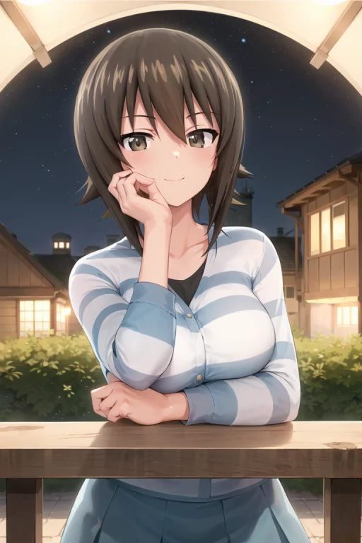Masterpiece,best Quality, 1girl,solo,non,girls Und Panzer, N...