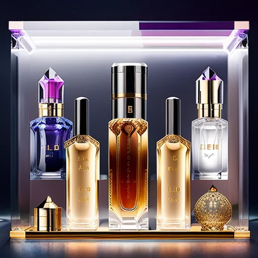 Exotic Perfume Bottle Design 1.2, Knollingcase, Display Case...