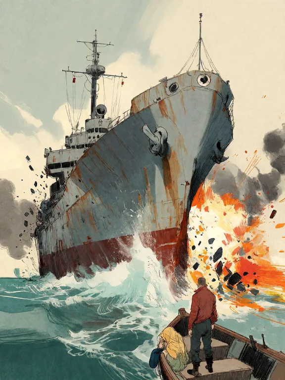 Bradhamel Art Style. A Dramatic, Dynamic Illustration Of A M...