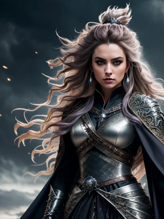 Dramatic 8k Wallpaper Medium Shot Waist Up Photo Of Fearsome...